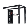 42U Adjustable 4-Post Open Frame Server Racks with Vertical Cable Manager