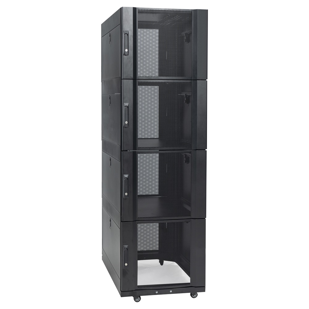 42U Colo Server Rack 600mm X 1000mm Deep Enclosure Divided into Four Compartment 1500KG Loading Capacity (T-CS6142-4)