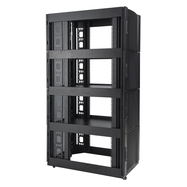 42U Colo Server Rack 600mm X 1000mm Deep Enclosure Divided into Four Compartment 1500KG Loading Capacity (T-CS6142-4)